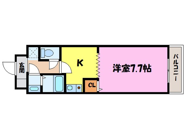 アヴニールタカラの物件間取画像